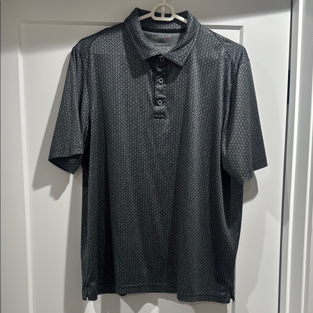 Johnston & Murphy Black Polo Shirt Performance Fabric